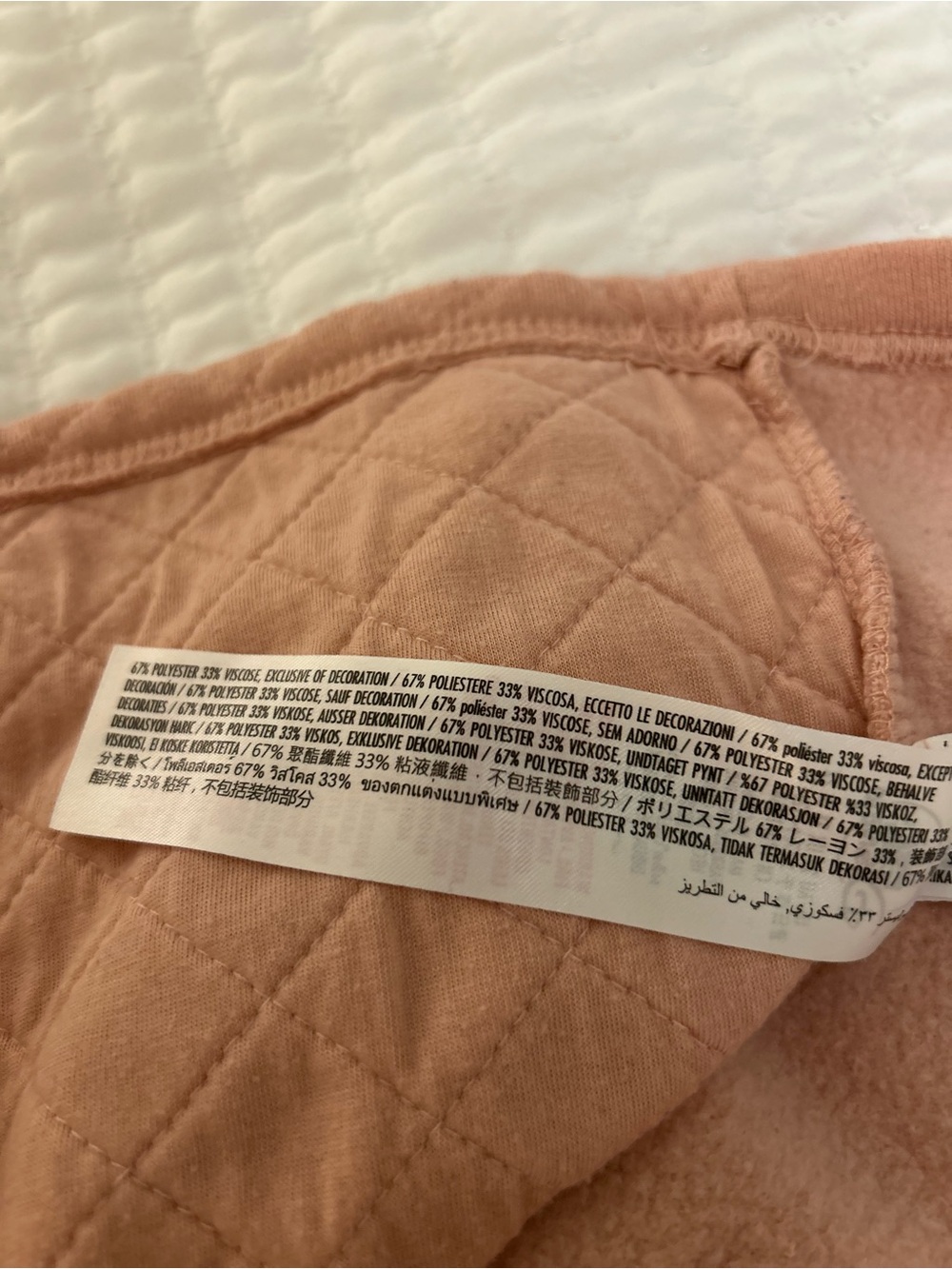 Disney Quilted Mickey Sweatshirt - Dusty Rose Pink. Size 2X - Picture 7 of 7